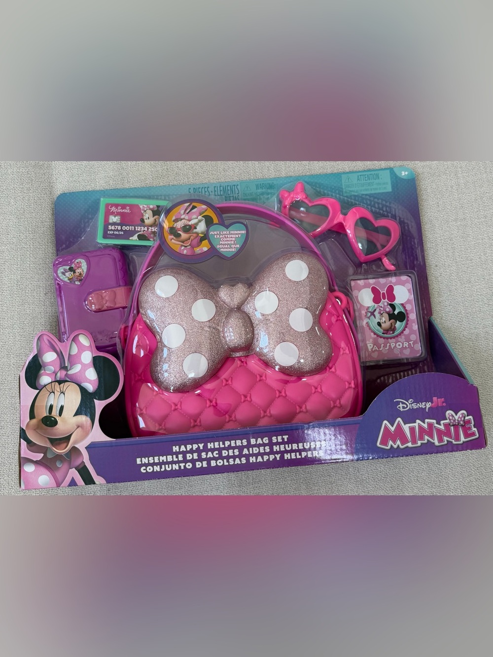 Minnie Mouse Happy Helpers Pink Bow Bag Set